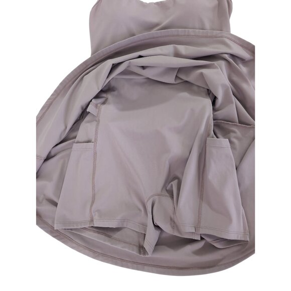 Performance Activewear Dress Peekaboo‎ Shorts Womens S Purple Backless Twisted - Picture 3 of 9